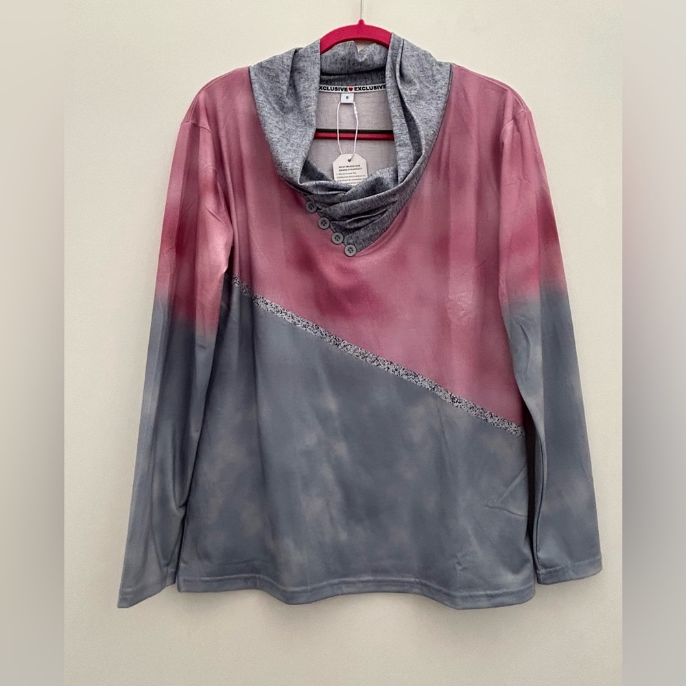 Exclusive Brand  - Silky Smooth Long Sleeve Tunic Top - Women's Size Small -NWT